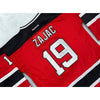 Travis Zajac Signed New Jersey Devils Alt Captain Reebok Jersey Youth L/XL Auto