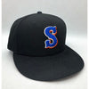 Syracuse Mets New Era 59FIFTY On-Field Alternate Fitted Hat 7 1/8 Black MiLB