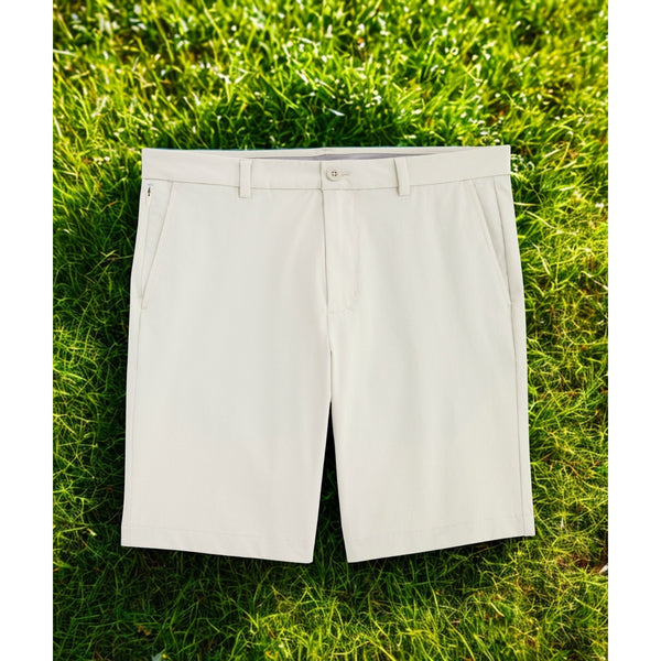 Vineyard Vines Shorts 9-Inch Performance On-The-Go Shorts Stone Mens Sz. 42 EUC