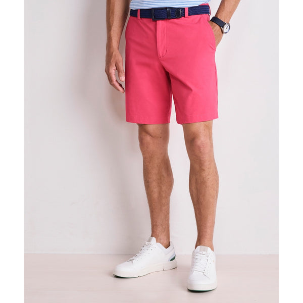 Vineyard Vines Shorts 9-Inch Performance On-The-Go Shorts Red Mens Sz. 42 EUC