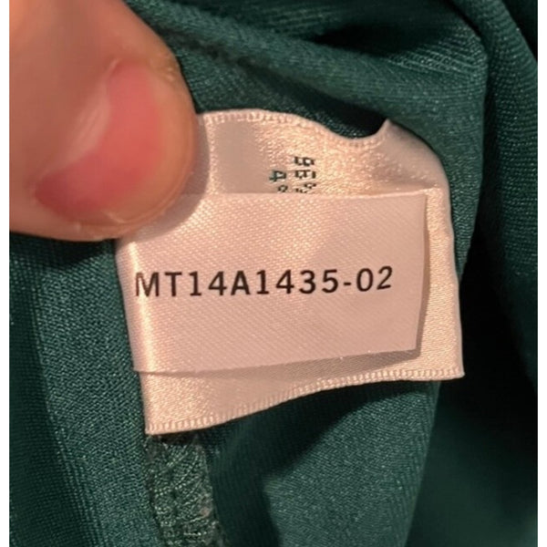 Augusta National Masters Tech Golf Polo Green Yellow Sz M EUC