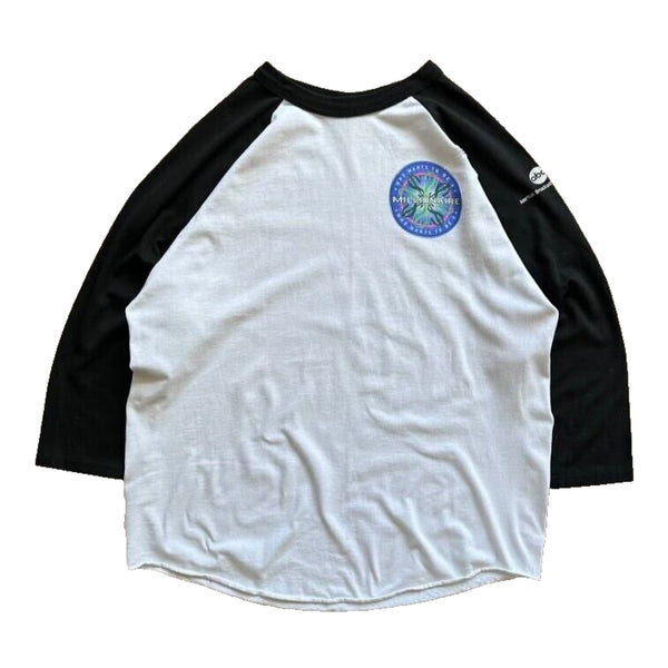 Who Wants To Be A Millionaire Game Show T Shirt Large 3/4 Sleeve Vintage