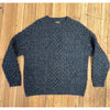 Aran Woollen Mills L Gray Aran Fisherman Sweater Cable Knit Merino Wool Ireland