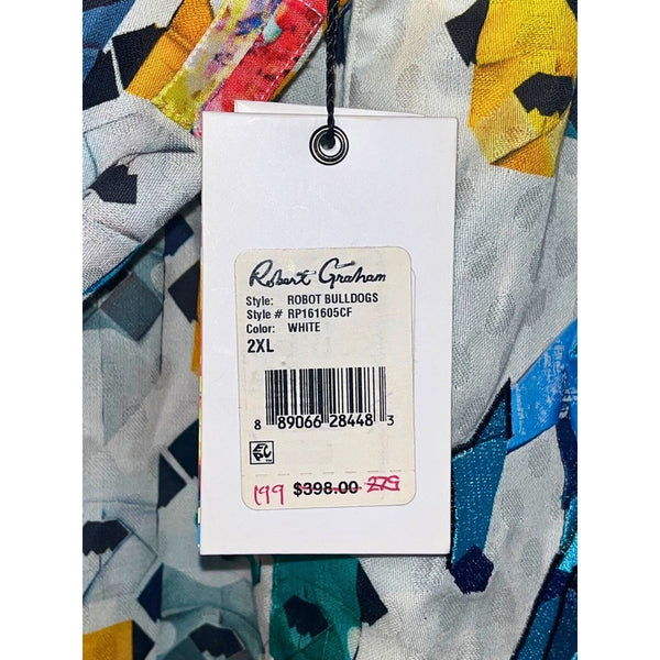 Robert Graham Robot Bulldogs Shirt 2XL NWT Limited Edition 547/725 Graphic Rare