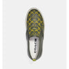 Coach CA283 Printed Pebble Skate Sneakers Army Green Men’s Sz 9.5D NIB
