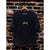 Stussy Logo T-Shirt Black Green Graphic Tee Size M