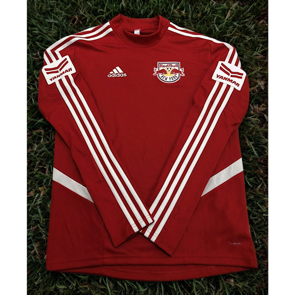 Adidas New York Red Bulls MLS Training Top Jersey Red L/S Climacool DP4994 M