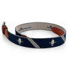 Peter Millar Quaker Ridge Golf Club Youth Belt Large Blue Woven Leather 30"