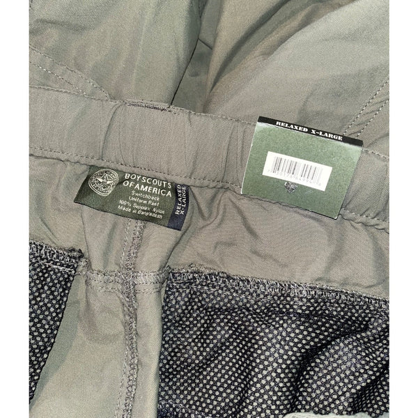 Boy Scouts Centennial Supplex Switchback Pants XL Relaxed Convertible Raw Hem