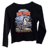 Iron Horse Saloon 2004 Biketoberfest Women's Sz. M Henley Harley Motorcycle