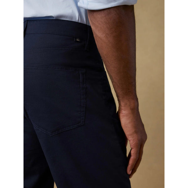 Faherty Reserve Movement 5-Pocket Pants Men's 34x30 Navy Stretch Chino