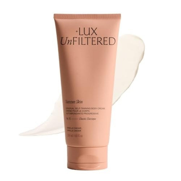 Lux Unfiltered Summer Skin Self-Tanning Body Cream Santal Deep 6.8 oz Sealed