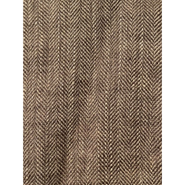 J.Crew Ludlow Blazer Mens 38S Brown Herringbone Linen Silk Italian Sport Coat
