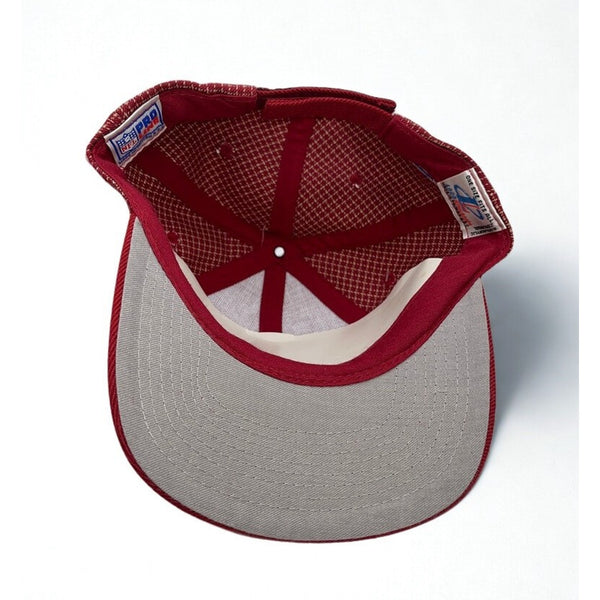 San Francisco 49ers Logo Athletic Grid Hat NFL Pro Line Strapback Deadstock VTG