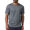 Vuori Tradewind Performance Tee 2.0 Mens Large Heather Gray Moisture Wicking EUC