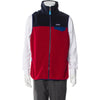 Patagonia Synchilla Snap-T Fleece Vest Men’s M Red Navy FA15 Retro Outdoor