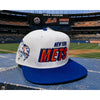 New York Mets Sports Specialties White Dome Snapback Hat NWT Rare Deadstock
