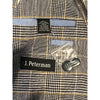 J. Peterman Plaid Linen Solotex Blazer Sport Coat Jacket Men's 42R NWOT