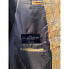 Ben Silver Holland & Sherry Silk Linen Wool Plaid Sport Coat 42L Made in USA