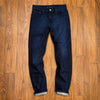 Mott & Bow Crosby Jeans Mens 33x34 Navy Blue Slim Stretch Denim Dark Wash