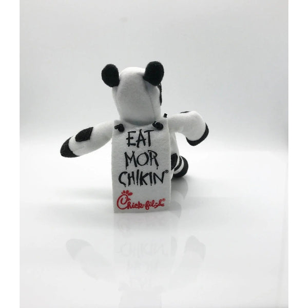 Chick-Fil-A Cow Plush 6" Eat Mor Chikin Cuddle Cowz Sign Animal Toy 2008