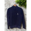 Glenmuir Old Course St Andrews 1/4 Zip Golf Pullover Sz. S Blue Premium Cotton