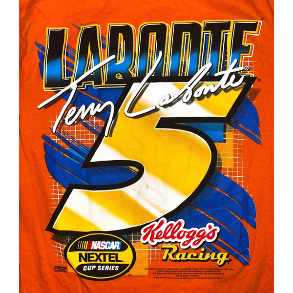 Terry Labonte 2004 Kellogg's Racing Tony Tiger AOP T-Shirt Sz. M VTG