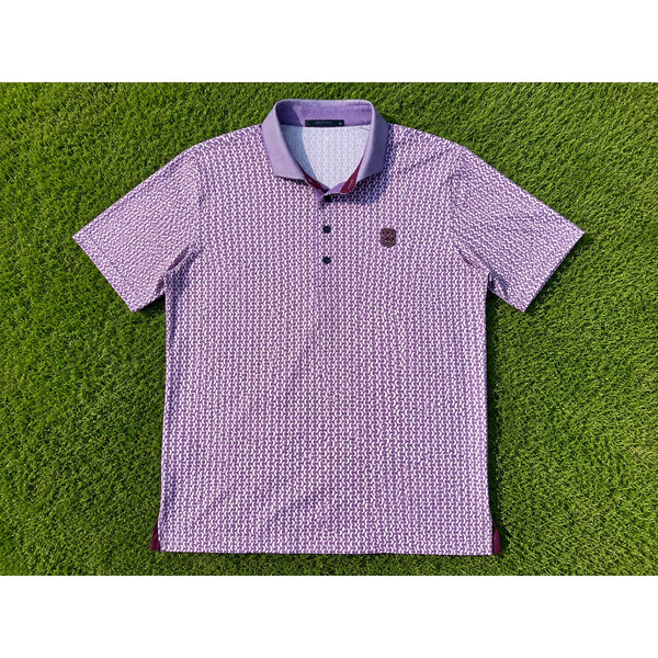Greyson Manhattan Woods Golf Polo Shirt Sz. M Purple Moonshine Performance