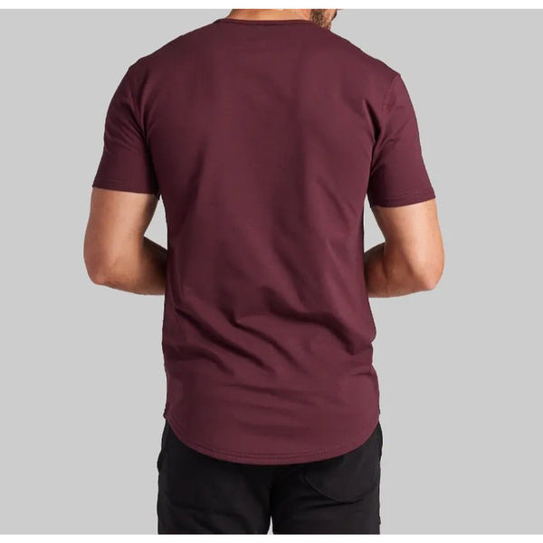 BYLT Premium Basics Drop-Cut BYLT Signature Shirt Medium Maroon NWT