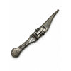 Middle Eastern Jambiya Khanjar Curved Dagger Silver Tone Sheath Ornate Vintage