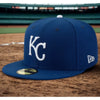 Kansas City Royals MLB New Era On-Field 59FIFTY Fitted Hat 8 1/8 NWT