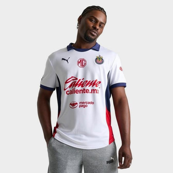 Puma Men’s Chivas de Guadalajara 2024/25 Authentic Away Jersey Red/White Sz. XL