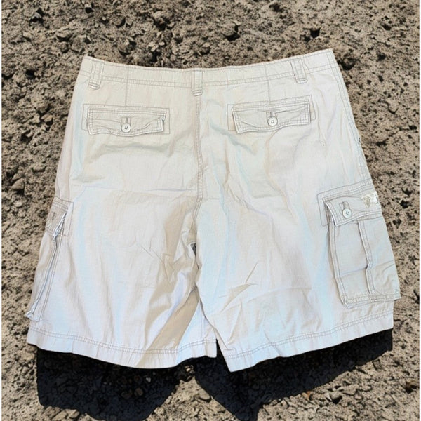 Polo Ralph Lauren Jeans Co Cargo Shorts 42 Khaki Y2K Gorpcore Military USA