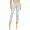 AGOLDE Riley High Rise Straight Crop Jeans Shatter Wash 28x26 NWOT MSRP $188