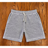 Faherty Whitewater Sweatshorts Men's M Grey Shell Jacquard Knit Organic Cotton