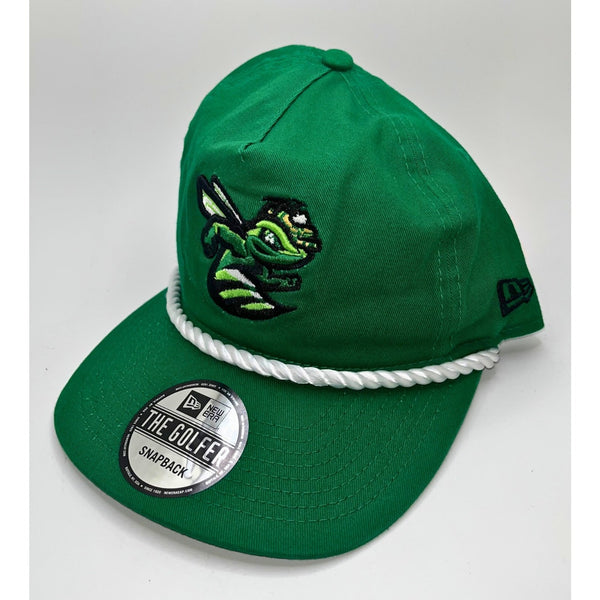 Augusta GreenJackets New Era Golfer Rope Snapback Hat Kelly Green MiLB NWT OSFM