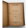 Poems By John G. Whittier 1800s The Mershon Company New York Antique