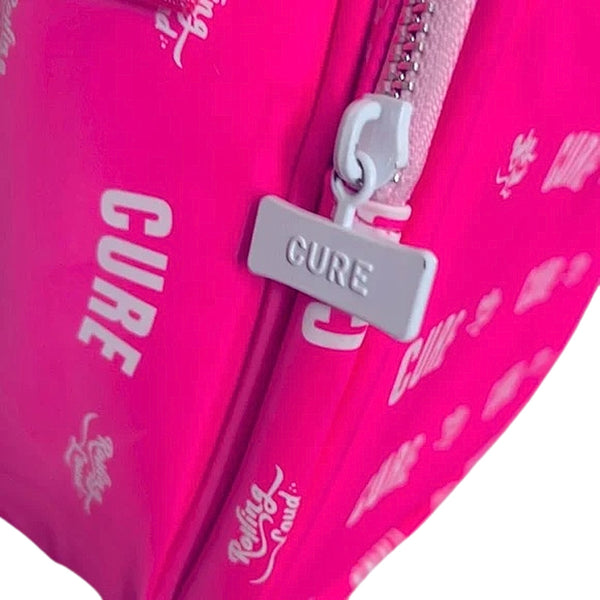 CURE x Rolling Loud Hot Pink 3M Reflective Messenger Bag NIB RARE