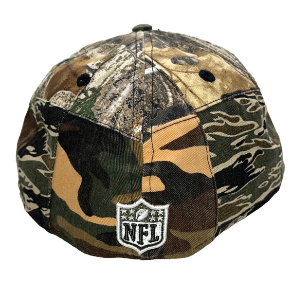 Las Vegas Raiders New Era Realtree Patchwork Camo 59FIFTY Fitted Hat 7 3/4 (1)