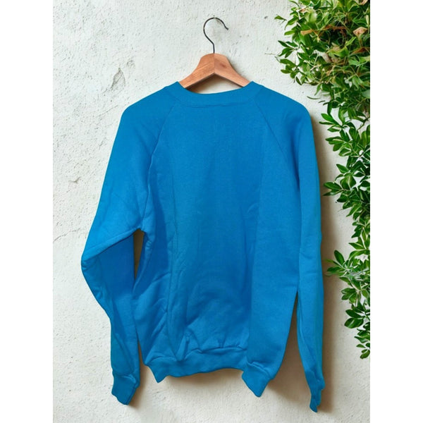 Herman Miller Eames Crewneck Sweatshirt XL Blue Vintage 90s USA Employee NOS