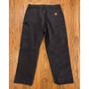 Carhartt B136 DKB Double Knee Canvas Carpenter Pants Mens 40x34 Dark Brown Work