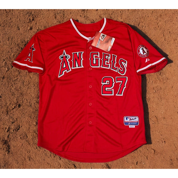 Mike Trout Los Angeles Angels Rookie Era Jersey 50 Majestic Authentic Deadstock