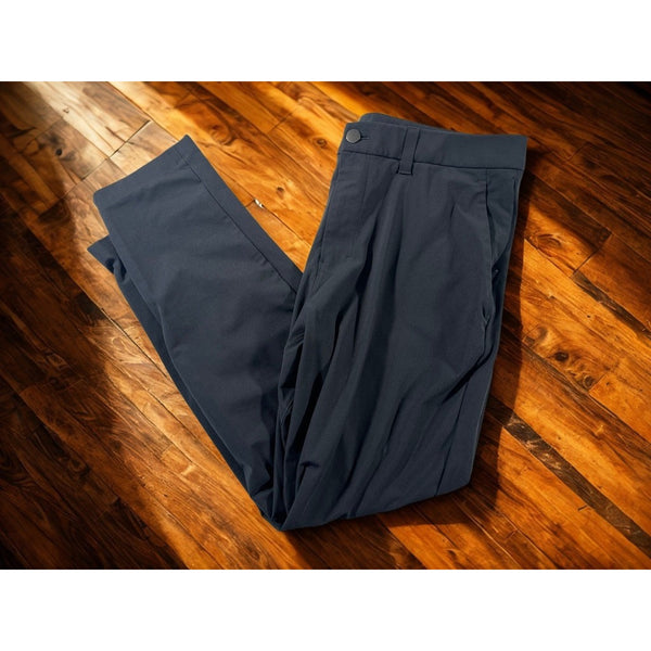 Lululemon Pants Mens 33x27 Grey ABC Slim Fit Warpstreme Stretch 5 Pocket LM5AQYS