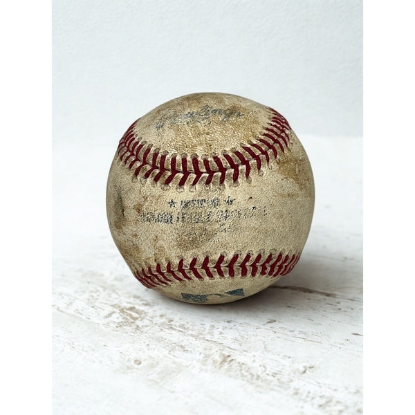 Oliver Perez Signed Game Used Baseball Rawlings MLB Mets Pirates Padres