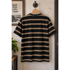 Todd Snyder Striped Boxy Tee Men's 2XL Black Brown Cotton Portugal NWOT Rare