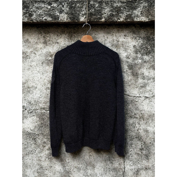 Lamborghini Automobili 1/4 Zip Sweater XL Merino Wool Made in Italy Authentic