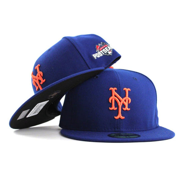 New York Mets 2015 MLB Postseason 59FIFTY Fitted Hat 7 5/8 New Era NWT