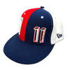 Yao Ming Houston Rockets New Era 59FIFTY Hat 7 1/8 USA Wool Rare NBA Cap Vintage
