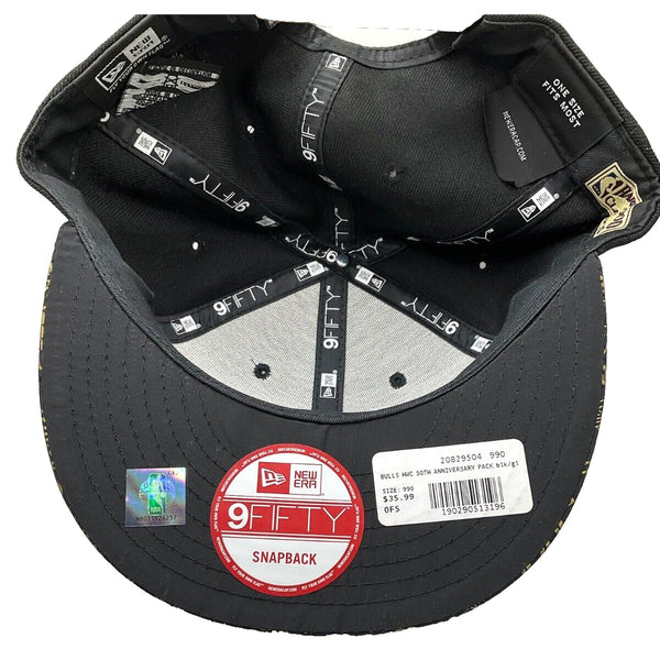 Chicago Bulls New Era 50th Anniversary Limited Edition 9FIFTY Snapback NWT