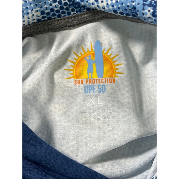 Johnnie-O Dash Performance Hoodie XL Lake Blue Green Brook Golf Club NJ NWOT